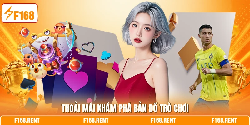 Thoải mái khám phá bản đồ trò chơi